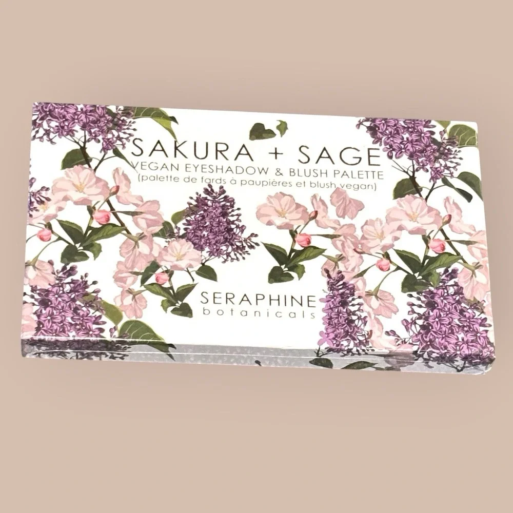 Seraphine Botanicals Sakura + Sage Vegan Eyeshadow‎ & Blush New Sealed